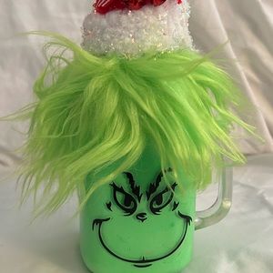 GRINCH MASON JAR